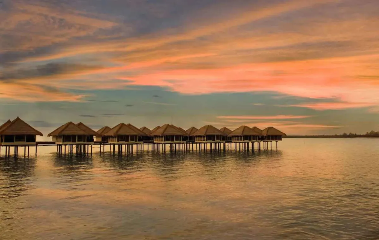 Sunset at Avani Sepang Goldcoast Resort